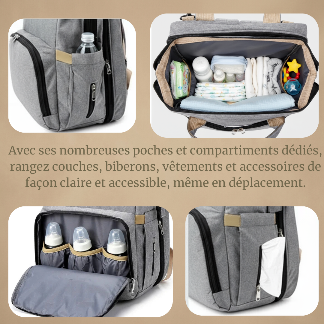 Sac à  langer 2-en-1